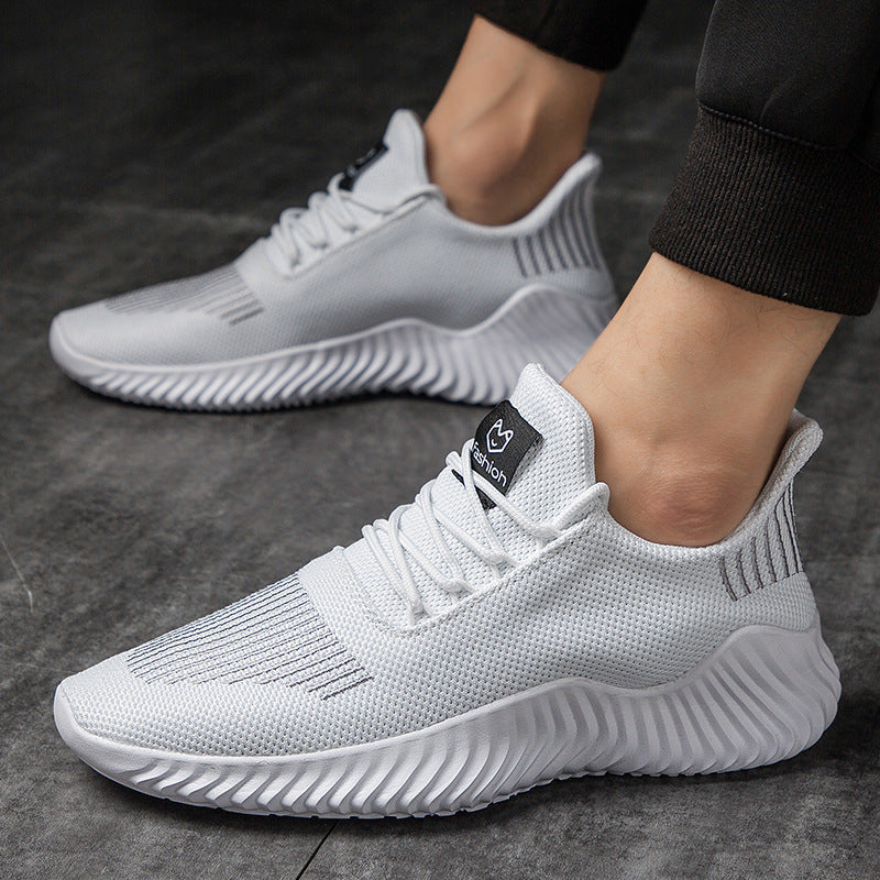 Damen Sportliche Sneaker mit elastischer Knöchelpartie und rutschfester Sohle