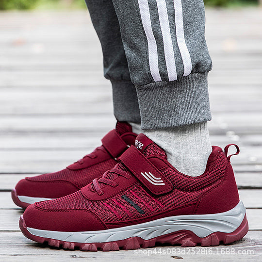 Damen Sportliche Outdoor-Sneaker mit verstellbarem Klettverschluss R&B