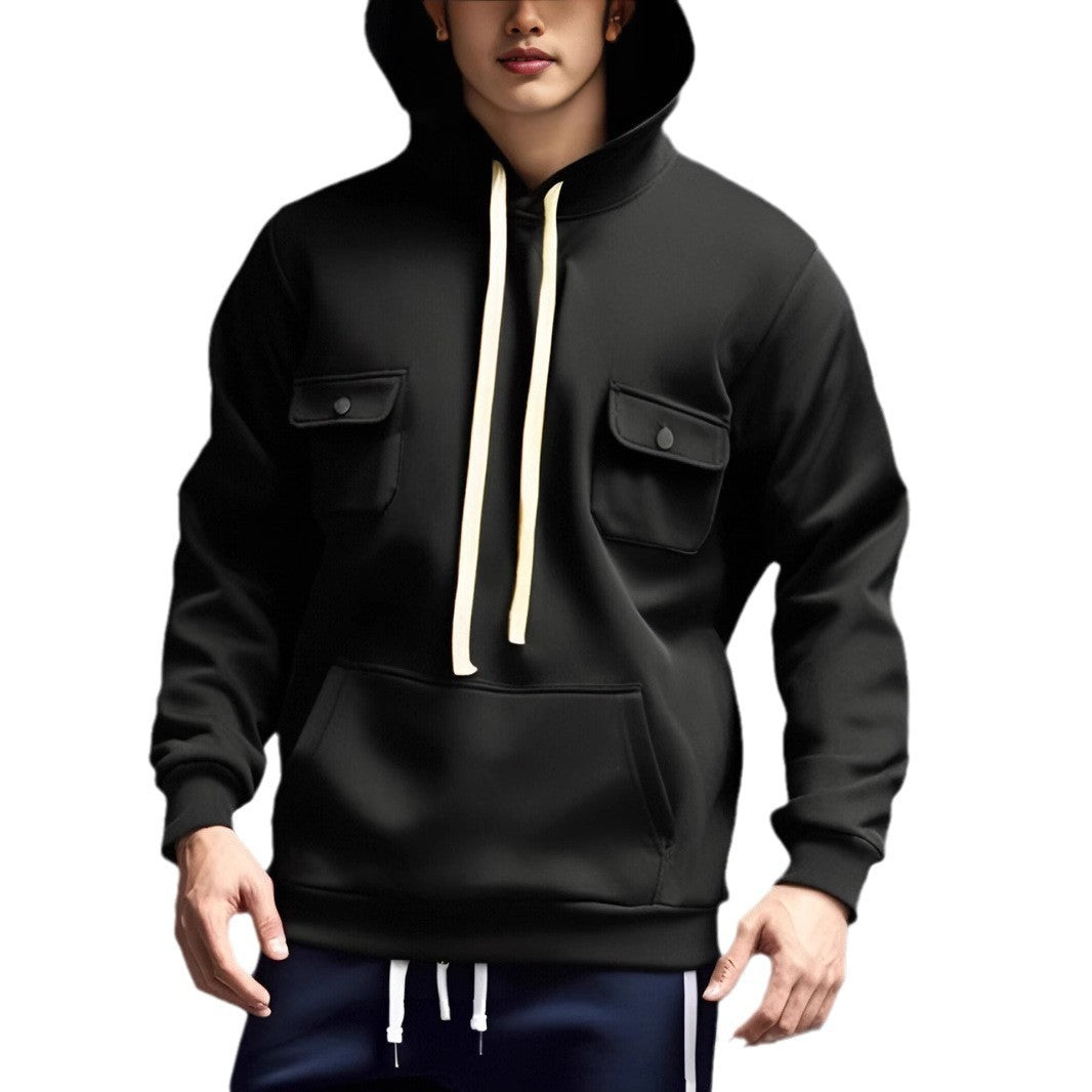 Herren Kapuzenpullover mit praktischen Taschen und modernem Design R&B
