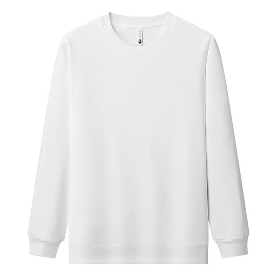 Damen lässiger Sweatshirt mit klassischem Rundhalsausschnitt und modernen Raglanärmeln R&B