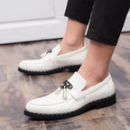 Damen Elegante Mokassins mit modischen Quasten und hochwertiger Sohle R&B