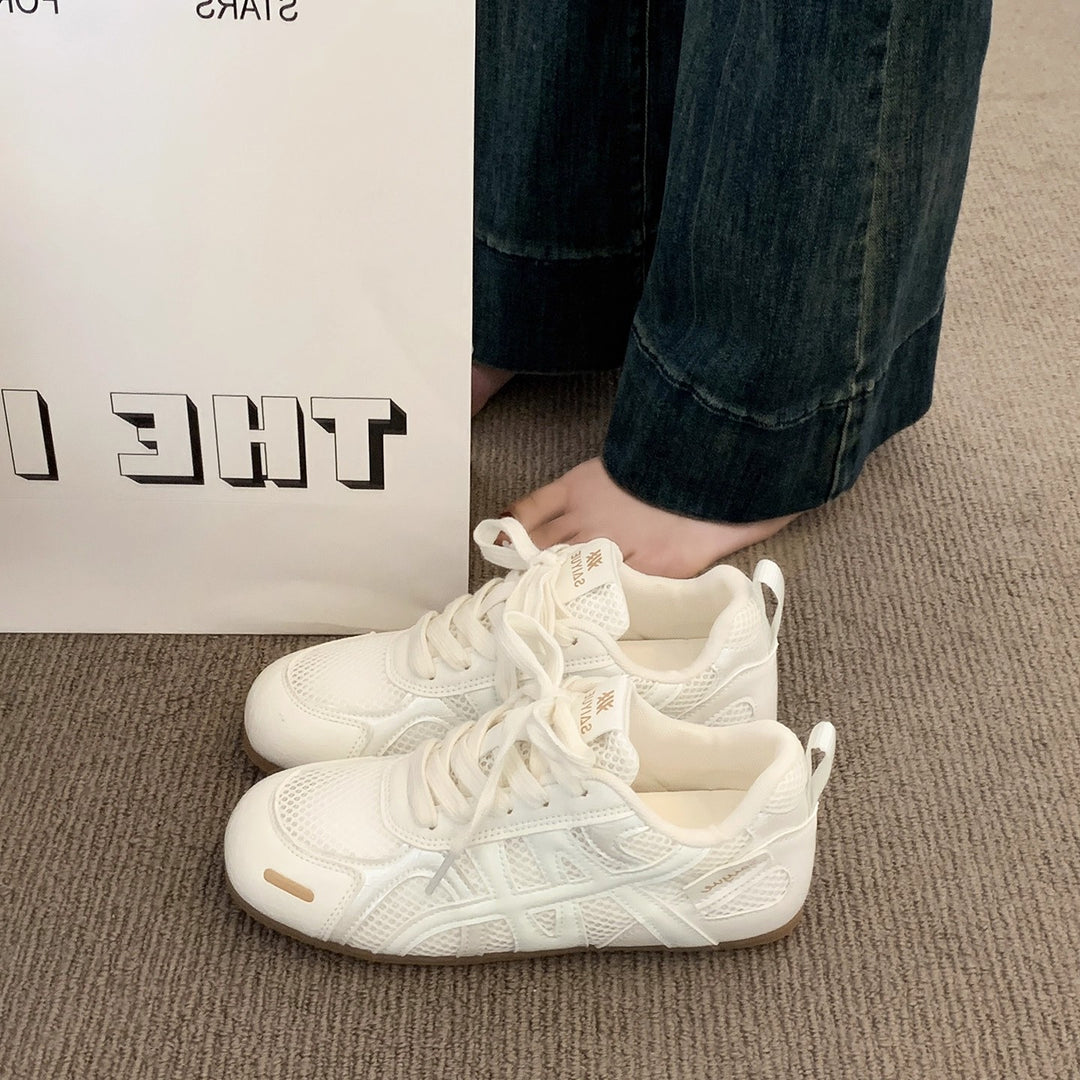 Damen Sportliche Sneakers mit atmungsaktiver Mesh-Oberfläche und stoßdämpfender Sohle R&B