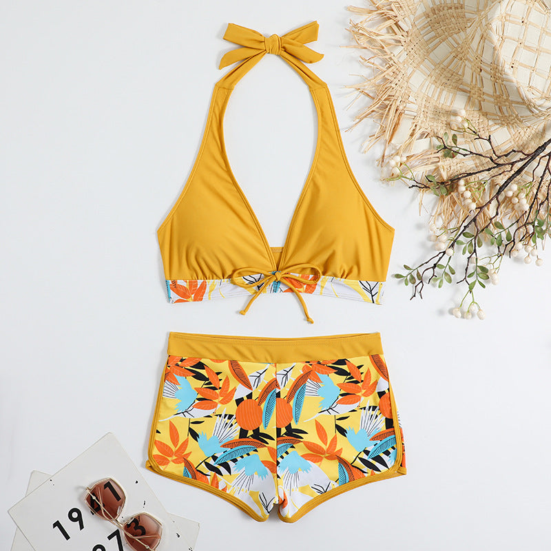 Damen Sportliches Bikini-Set mit verdecktem Bauch R&B