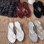 Damen Elegante Zehentrenner-Sandalen mit modischem Riemendesign R&B