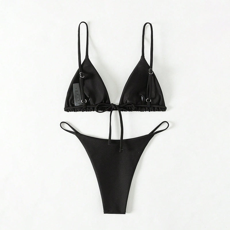 Damen Triangel-Bikini-Set mit raffiniertem Batikdesign R&B