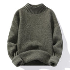 Damen Hochabschließend Pullover mit strukturierter Oberfläche