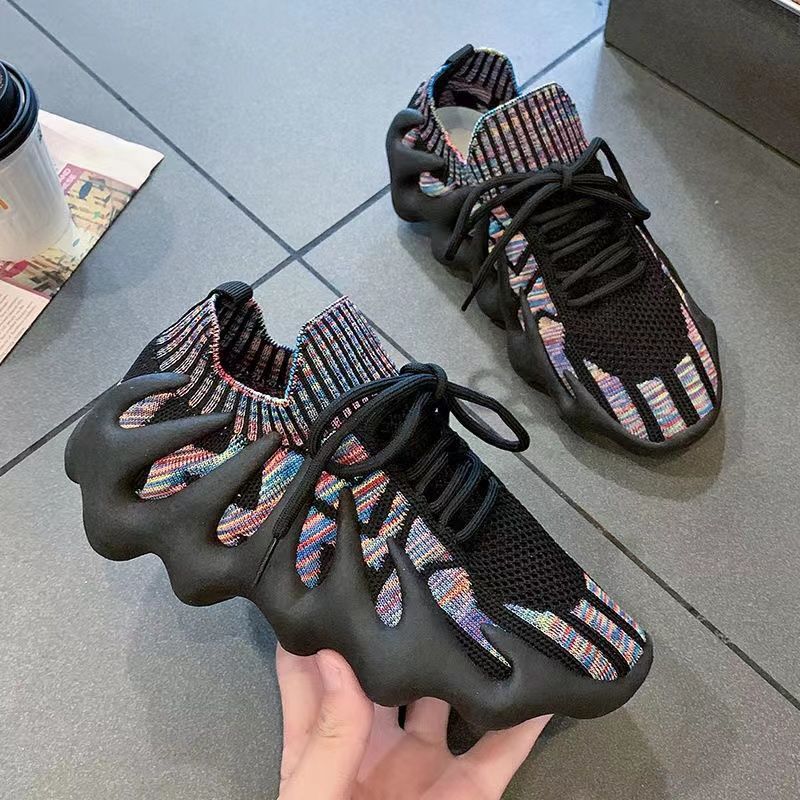 Damen Modische Sneaker mit innovativem Stretch-Obermaterial und rutschfester Sohle R&B