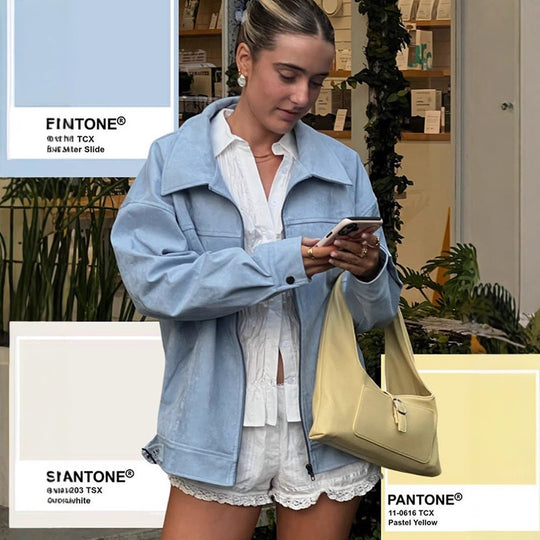 Damen lässige Kunstlederjacke mit modernem Schnitt und praktischen Taschen R&B