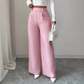 Damen weite High-Waist-Hosen R&B