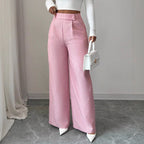 Damen weite High-Waist-Hosen R&B