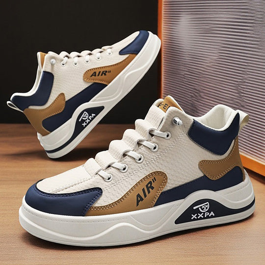 Herren Sportliche High-Top Sneakers mit rutschfester Sohle und atmungsaktivem Obermaterial R&B