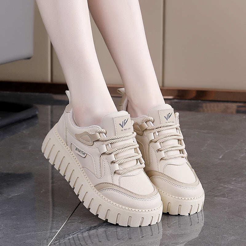 Damen modische Sneakers mit trendigem Plateau und hochwertigem Obermaterial R&B