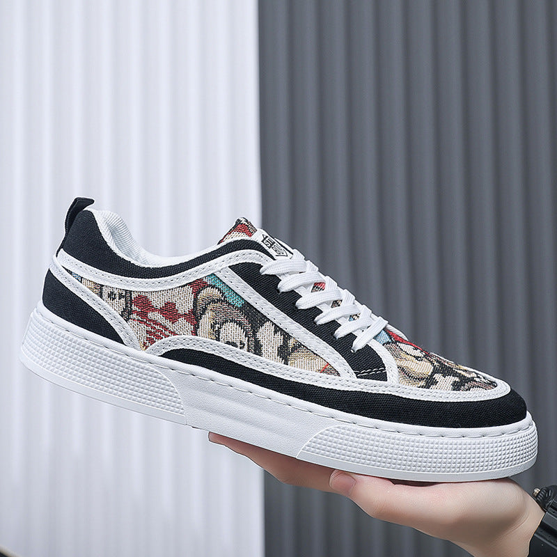 Damen Sneakers mit grafischem Muster und bequemer Sohle R&B