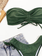 Damen Bikinis mit elegantem Raffungseffekt