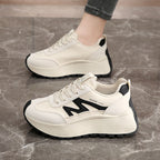Damen modische Sneakers mit strapazierfähiger Laufsohle und gepolstertem Innenfutter R&B