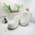 Damen Modische Sneaker mit dickem Komfortprofil