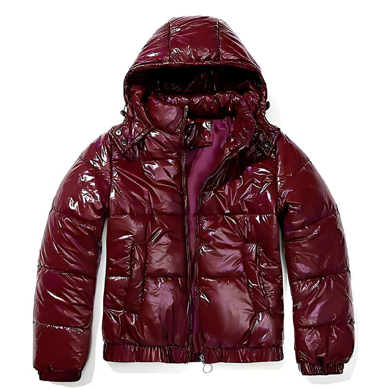Damen glänzende Winterjacke R&B