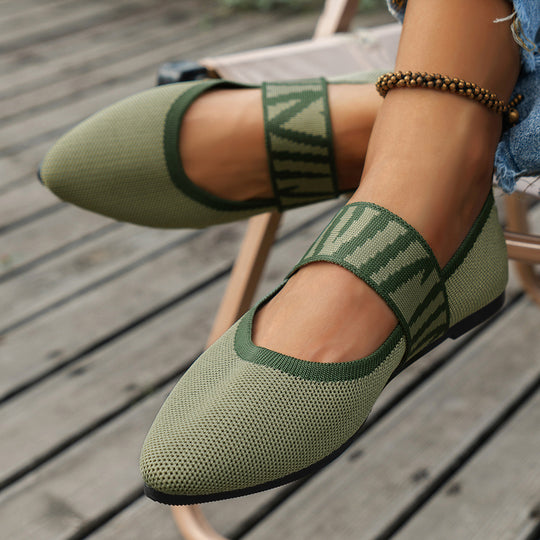 Damen elegante Slingback-Ballerinas R&B