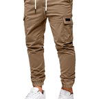Herren Cargo-Hose mit elastischem Bund und multifunktionalen Taschen