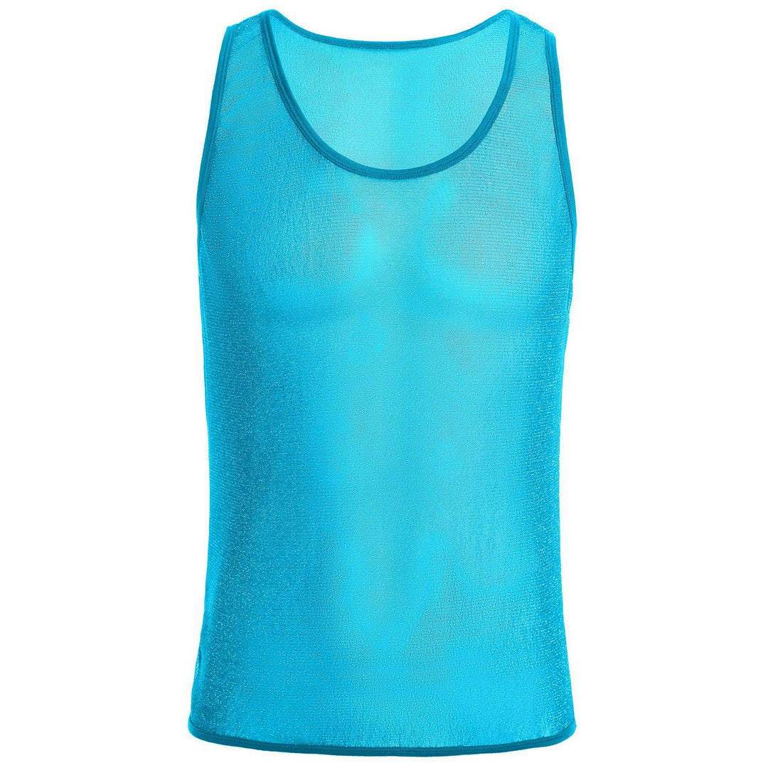 Herren Sportliches Netz-Tanktop R&B