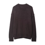 Damen lässiger Pullover mit Oversized-Schnitt und strukturiertem Muster R&B