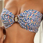 Damen Bandeau-Bikini mit verziertem Detail R&B
