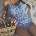 Damen Tankini mit fröhlichem Blumendruck R&B