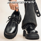 Damen Modische Chunky Schnürschuhe mit stabiler Sohle und komfortablem Innenfutter R&B