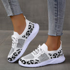 Damen modische Sneakers mit atmungsaktivem Mesh-Obermaterial und rutschfester Sohle R&B