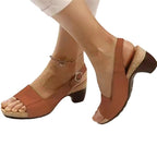 Damen elegante Sling-Pumps mit mittelhohem Absatz und komfortabler Fußbettung R&B