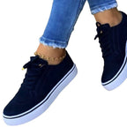 Damen Sneaker mit modischem Textilobermaterial und dämpfender Sohle R&B