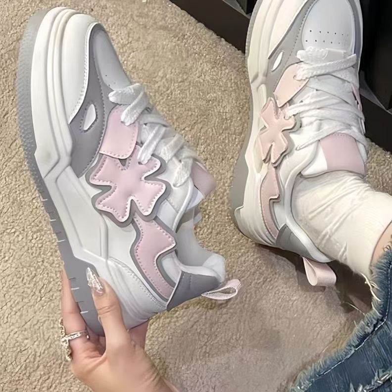 Damen Trendige Sneakers mit modischem Sternen-Design