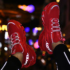 Damen Sportliche Traingsneakers mit atmungsaktiver Mesh-Oberfläche und dämpfender Sohle R&B