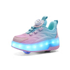Damen Leuchtende Sport-Sneaker mit bequemer Passform und atmungsaktivem Obermaterial R&B