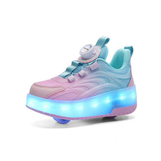 Damen Leuchtende Sport-Sneaker mit bequemer Passform und atmungsaktivem Obermaterial R&B