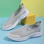 Herren nan atmungsaktiver Netz-Sportschuh mit Schlupfform und stoßdämpfender Laufsohle R&B