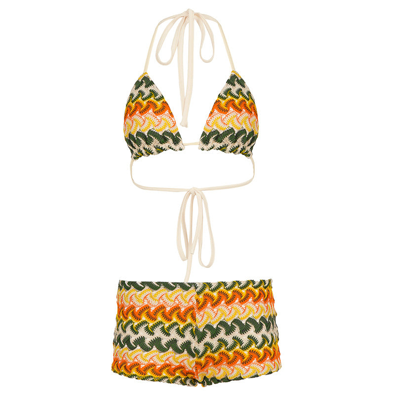 Damen Bikiniset mit angesagtem Wellenmuster und raffinierter Passform R&B