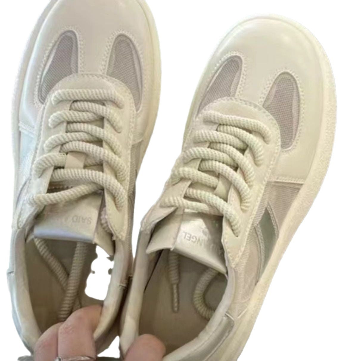 Damen Atmungsaktive Sneakers mit Komfort-Schnürung und robustem Design