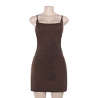 Damen figurbetontes Kleid mit floralem Strassdesign R&B