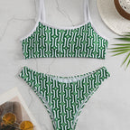Damen Bikini-Set mit verträumtem geometrischem Muster R&B