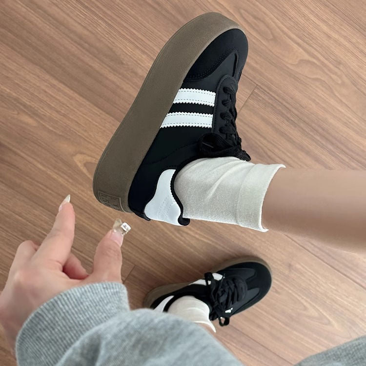 Damen Modische Freizeitsneaker mit dickem Profil