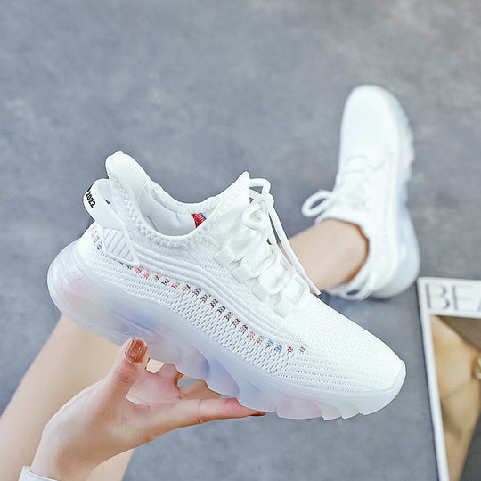 Damen Sportliche Sneakers mit innovativer Stricktechnologie und flexibler Sohle R&B