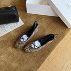 Damen Ballettschuhe im Tierfell-Look R&B