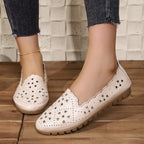 Damen Freizeit-Schuhe mit detaillierter Lochmusterung R&B