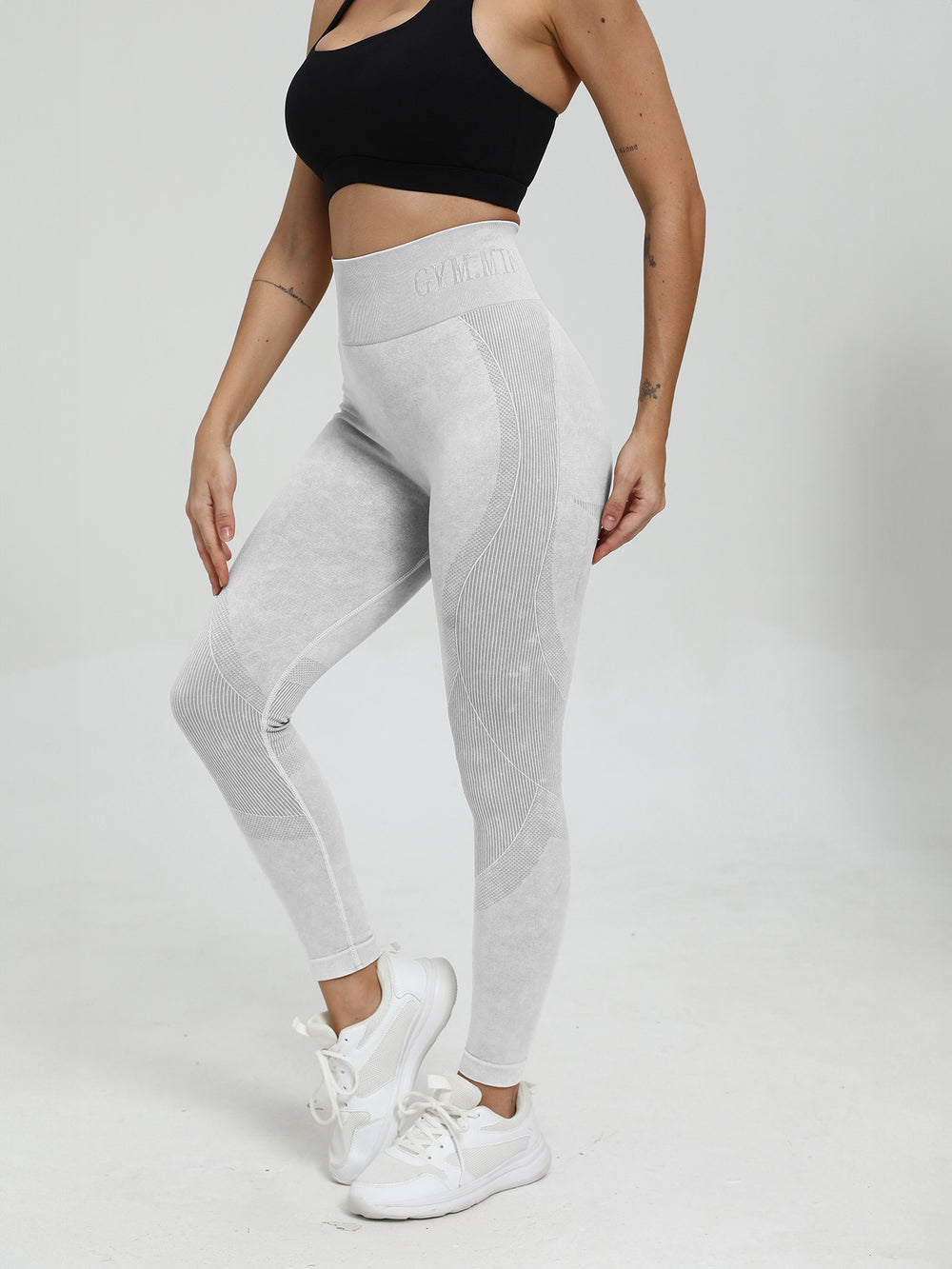 Damen Hochwertige Sportleggings mit hohem Bund R&B