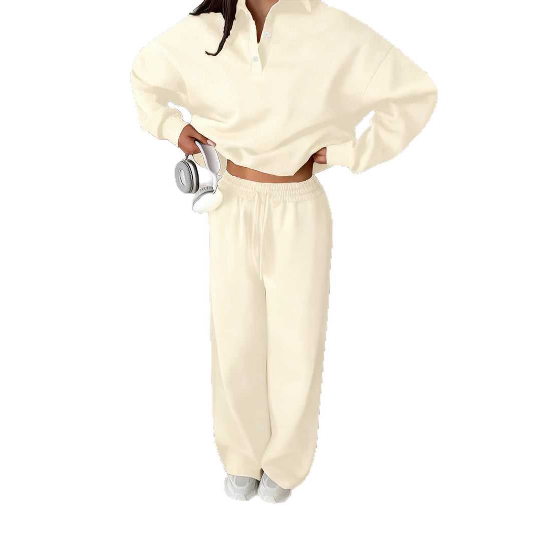 Damen lässiges Oversized Sweatshirt und Jogginghose Set R&B
