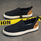 Damen Lässige Slip-On Sneakers mit strapazierfähigem Obermaterial und rutschfester Sohle R&B