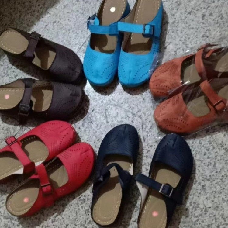 Damen Komfortable und luftige Sandalen mit verstellbarem Riemen R&B