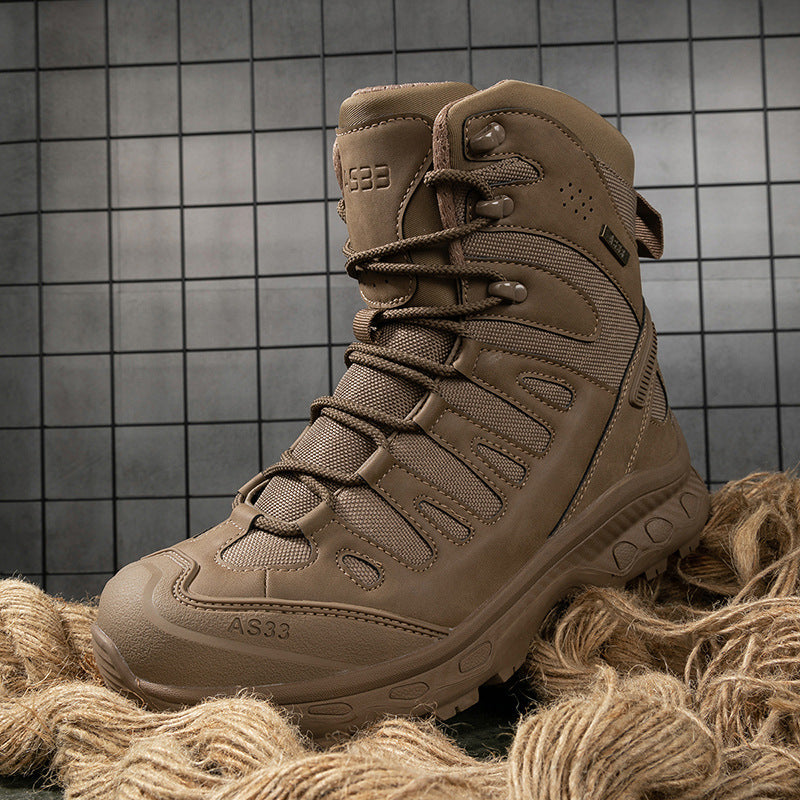 Herren Multifunktionale Bergstiefel mit hohem Knöchelschutz und wasserdichter Membran R&B