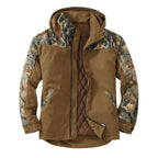 Damen wetterfeste Outdoorjacke mit vielseitigem Camouflage-Design R&B